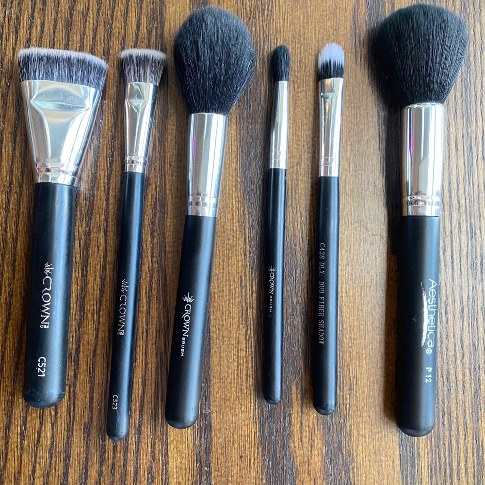 Crown Brush Bundle Face & Eyeshadow Brushes